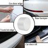 K3D transparent carbon fiber grain automobile door sill strip bumper anti-collision strip anti stepping sticker general body film sticker decorative strip