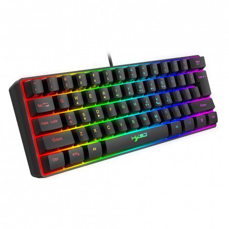 New hxsj61 key game film keyboard RGB light mini keyboard multiple shortcut key combinations factory stock