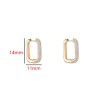 Advanced sense earrings earrings plated zircon 14K Gold Earrings New Chinese 18K Gold Earrings female Earrings accessories
