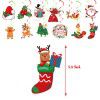 Christmas party theme gift Happy Birthday red green Snowman holiday supplies spiral elevator decoration