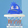 Children's basketball rack hanging household simple suction cup can lift the baby's hole free indoor Mini shooting frame