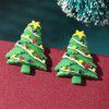 Naizhu European and American holiday ornaments lovely cartoon resin Santa Claus elk Christmas Tree Earrings Christmas studs