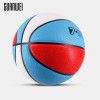 Guanwei basketball manufacturer Pu hygroscopic leather indoor and outdoor training and competition ball wholesale FREE lettering blue ball