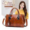 European and American retro women's bag trend foreign trade wax skin new cross-border Portable Single Shoulder Messenger Bag