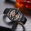 cross border popular European and American style watches men's shake sonic boom leisure belt watches men's watches wholesale