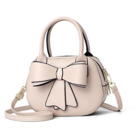 Factory direct sales new single shoulder fashion versatile bag bow Apple wholesale foreign trade cross-border double pull delicate