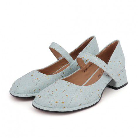 Women's sandalssummer widened thick heels women's shoes versatile casual women's Python skin Mary Jane shoes women