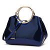 European and American new trends bright surface lacquer leather lifting ring women's bag cross arm bill of lading shoulder bag manufacturers wholesale cross-border foreign trade funds