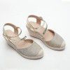 Cross border sandals women's shoes wedge heels 2022 new summer European and American versatile high heels waterproof platform sponge cake thick soled women's shoes 2188