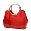 European and American new trends bright surface lacquer leather lifting ring women's bag cross arm bill of lading shoulder bag manufacturers wholesale cross-border foreign trade funds