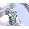 Laojia fine steel fully automatic mechanical water ghost watch male 316 steel strip luminous green ghost nigger blue ghost foreign trade