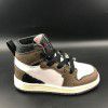Qiao 1 children's shoes aj1 basketball shoes sports shoes low top mandarin duck barb children's Putian top cowhide children's shoes