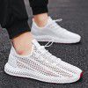  new breathable flying woven sports shoes men's shock absorption leisure mesh running shoes men's shoes