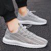  new breathable flying woven sports shoes men's shock absorption leisure mesh running shoes men's shoes