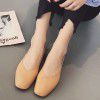 Summer low top shoes fashion women's shoes middle heel square head thick heel lazy shoes spring and autumn single shoes cover feet 