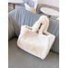 autumn and winter new plush bag women's tote bag women's large capacity versatile Tote plush cloth shoulder bag 