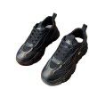 Dad shoes female ins fashion super fire 2022 new net red breathable thick bottom casual sports shoes black and white running shoes