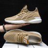 Cross border 2022 spring new couple shoes flying woven mesh sports shoes net red tide shoes men's and women's single shoes casual shoes
