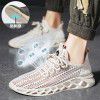 New thin sports shoes men's mesh breathable soft sole Student Korean running shoes shallow mouth light casual shoes wholesale