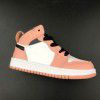 Qiao 1 children's shoes aj1 basketball shoes sports shoes low top mandarin duck barb children's Putian top cowhide children's shoes