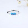 Wholesale Japanese and Korean new products 925 Sterling Silver female wild opal jewelry Aobao ring temperament light luxury Opal Ring