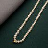 French freshwater pearl small golden bean pendant Vintage Necklace Choker Zhong Chuxi neck chain clavicle chain female