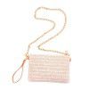 Summer new straw woven bag (female) 2022 women's straw woven messenger bag leisure Women's chain Beach Bag Handbag (female)