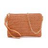 Summer new straw woven bag (female) 2022 women's straw woven messenger bag leisure Women's chain Beach Bag Handbag (female)