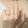 Wholesale Japanese and Korean new products 925 Sterling Silver female wild opal jewelry Aobao ring temperament light luxury Opal Ring