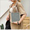Cross border wholesale bags, women's new Plaid linen bags, fashionable casual women's handbags, simple shoulder bags