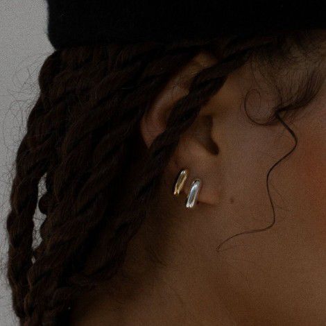 European and American geometric U-shaped earrings, metal fashion, cold earrings, minority personality, and various earrings