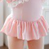 Korean version children's one-piece girls' swimsuit cute skirt type children's baby swimsuit pink suit