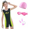Wholesale Korean ins hot spring small, middle and large children's swimsuit cross-border one-piece professional training clothes girls' swimsuit