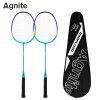 Deli anglaite badminton racket is an authentic double racket for beginners, children and adults. It is durable, defensive and durable