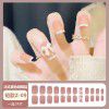 Wearing nails: medium and long-term, 2022 new colorful net red nail stickers, removable nail enhancement products, wearing nails