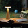 Led waterproof solar table lamp creative outdoor courtyard balcony lamp USB charging learning sleep bedroom bedside lamp