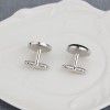 New Cufflinks round men's two-color Cufflinks fashion French Cufflinks sleeve nails fashion clothing shirt accessories