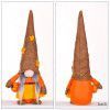 Cross border new harvest season decorations faceless doll Thanksgiving hat pumpkin Plush big nose dwarf doll
