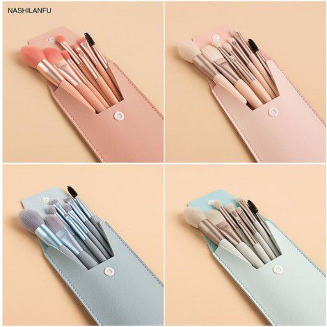 Cross border new ins Style 8 Mini makeup brushes with Concealer color brush set beauty foundation make-up eye shadow tools