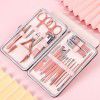Rose golden eagle nose pliers beauty manicure Manicure Pedicure Knife Set Nail Clipper Set 7-piece set care tools