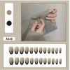 Nails hand wear nail wholesale short detachable finished product no engraving and grinding nail chip nail patch