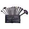 Manufacturer spot 24 cosmetic brush sets, log black, send brush bags, cosmetic sets, brushes, beauty tools, brushes, wholesale