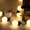 LED color light string light 5cm diameter round ball light string Christmas studio wedding outdoor lighting festival decorative light