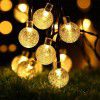 Cross border hot sale Solar bubble ball color lamp string outdoor round ball christmas lamp courtyard festival decoration lamp string