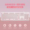 Chocolate mute wired keyboard punk external computer laptop USB home games office typing