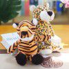 Forest animal doll plush toys elephant monkey tiger lion giraffe doll children's gift wholesale