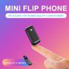 Cross border hot sale ulcool F1 super mini flip phone student male and female thumb small phone