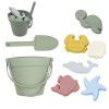 Amazon's best-selling children's toys Ocean series bucket playing with water, parent-child sand digging, silicone beach toy set