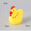Bath toys: Enamel yellow duck baby children kneading and playing with water duck baby swimming and playing with water soft rubber toys for men and women