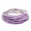 European and American women's diamond Elastic Bracelet color zircon Rhinestone claw chain color diamond bracelet Gem Diamond Bracelet wholesale